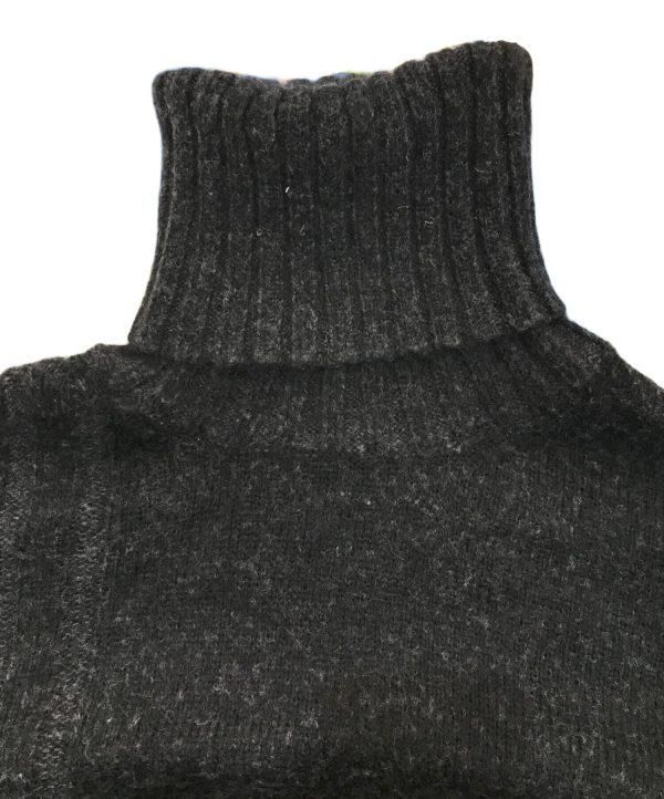 [Pre-owned] Yohji Yamamoto pour homme Turtleneck knit 5G PLATING RIB DROP NEEDLE HE-K32-986 HE-K32-986 Online now