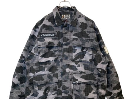 [Pre-owned] A BATHING APE Sal Camo Camo Relaxed Fit Military Shirt 001SHI801005M For Discount