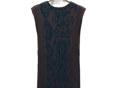 [Pre-owned] PLEATS PLEASE Pleated Tunic Vest PP51-JT535 Online now