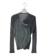 [Pre-owned] PLEATS PLEASE Lame Pleated Cardigan PP83-J0712 For Sale