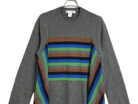 [Pre-owned] COMME des GARCONS SHIRT Design border knit, multicolor W28502 For Discount