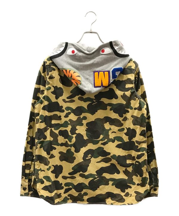 [Pre-owned] A BATHING APE Shark Camouflage Shirt Hoodie Sale