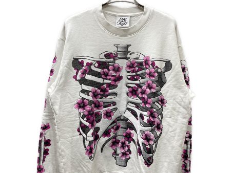 [Pre-owned] Dr.Romanelli Skull & Blossoms Print Sweatshirt Online Hot Sale