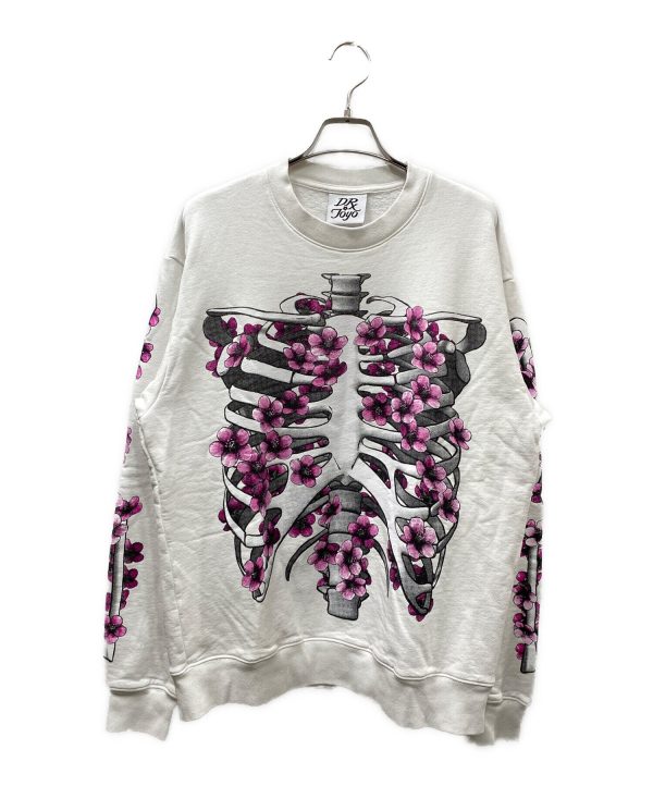 [Pre-owned] Dr.Romanelli Skull & Blossoms Print Sweatshirt Online Hot Sale