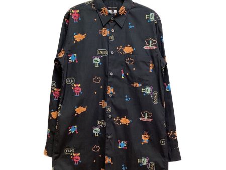 [Pre-owned] COMME des GARCONS HOMME PLUS 24SS Embroidered printed shirt PM-B013 Supply