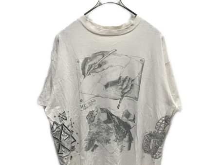 [Pre-owned] M.C.Escher 90`S art print TEE For Cheap