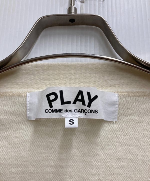 [Pre-owned] PLAY COMME des GARCONS Heart Patch Cardigan AZ-N066 Online Sale