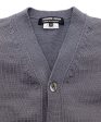 [Pre-owned] COMME des GARCONS HOMME DEUX Side Zip Cardigan V-Neck Knit AD2023 DM-N510 on Sale