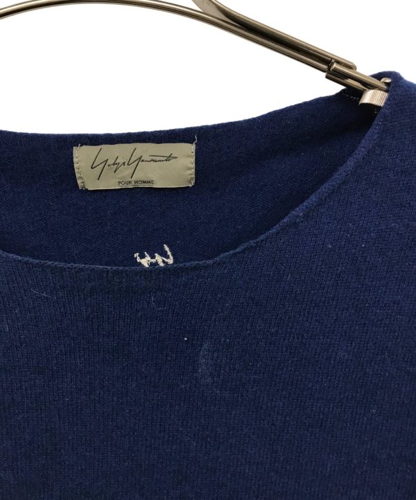 [Pre-owned] Yohji Yamamoto pour homme Bicolor Cashmere Knit HY-K92-198 Fashion