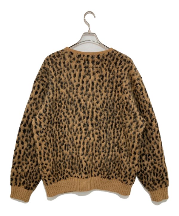 [Pre-owned] WACKO MARIA Leopard mohair cardigan Online now