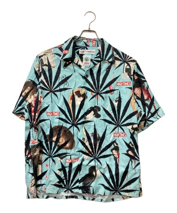 [Pre-owned] WACKO MARIA HIGHTIMES   S S HAWAIIAN SHIRT   open collar shirt   short sleeve Discount