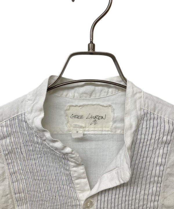 [Pre-owned] GREG LAUREN Linen Tux Shirts Supply