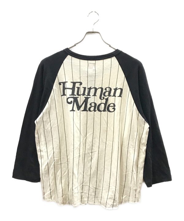 [Pre-owned] HUMAN MADE 24ss GIRLS DON T CRY BASEBALL 3 4 TEE Sale