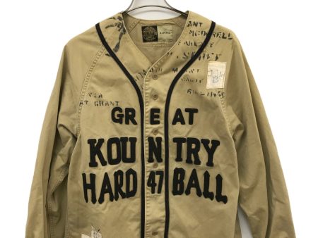 [Pre-owned] KAPITAL Damaged baseball long sleeve shirt K2209LS015 For Discount