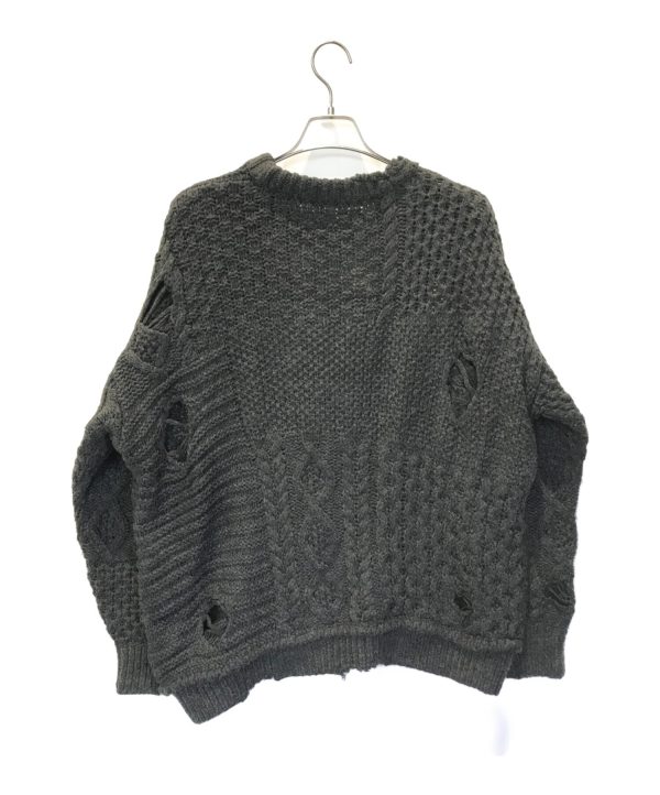 [Pre-owned] NEIGHBORHOOD Damaged cable knit 232FUNH-KNM01 Online