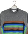 [Pre-owned] COMME des GARCONS SHIRT Design border knit, multicolor W28502 For Discount