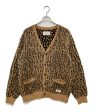 [Pre-owned] WACKO MARIA Leopard mohair cardigan Online now