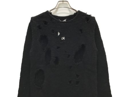 [Pre-owned] BLACK COMME des GARCONS Damaged, ribless knit 1L-N003 Discount