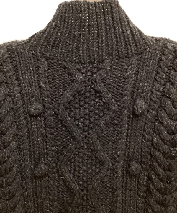 [Pre-owned] Y s HAND-KNITTED ALLAN PATTERN HIGH NECK PULLOVER YX-K97-589 For Cheap