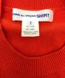 [Pre-owned] COMME des GARCONS SHIRT Oversized High Gauge Wool Crew Neck Knit FL-N008 For Sale