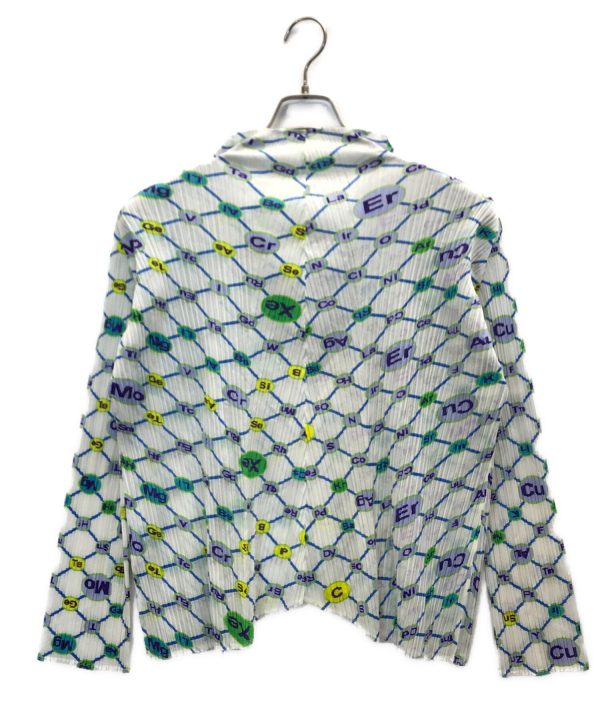 [Pre-owned] PLEATS PLEASE Pleated cardigan with all-over pattern PP81-J0662 Online