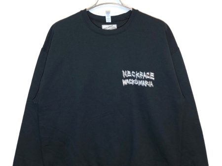 [Pre-owned] WACKO MARIA CREW NECK SWEAT SHIRT NECKFACE-WM-SS23 For Sale