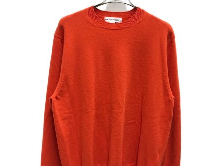 [Pre-owned] COMME des GARCONS SHIRT Oversized High Gauge Wool Crew Neck Knit FL-N008 For Sale