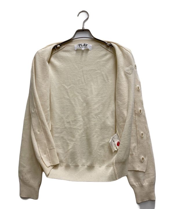 [Pre-owned] PLAY COMME des GARCONS Heart Patch Cardigan AZ-N066 Online Sale