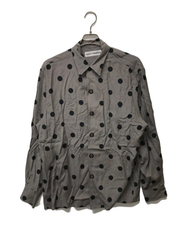 [Pre-owned] WACKO MARIA DOTS OPEN COLLAR SHIRT For Discount