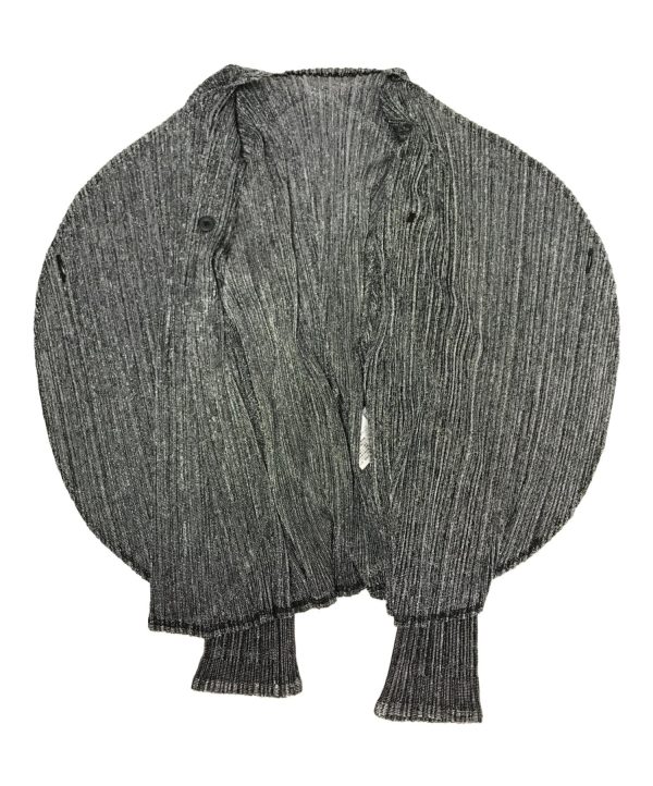 [Pre-owned] PLEATS PLEASE Lame Pleated Cardigan PP83-J0712 For Sale