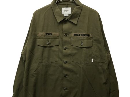 [Pre-owned] WTAPS Budds Utility Shirt Cotton Twill 211BRDT-SHM02 Online Hot Sale