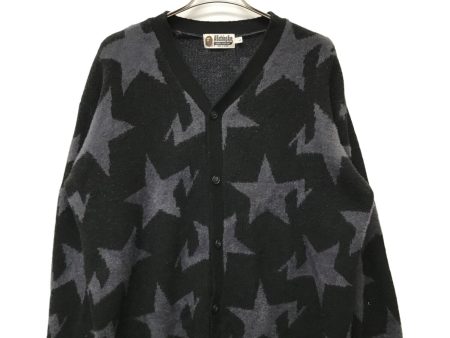 [Pre-owned] A BATHING APE STA PATTERN RELAXED FIT KNIT CARDIGAN 001KNI301001M Discount