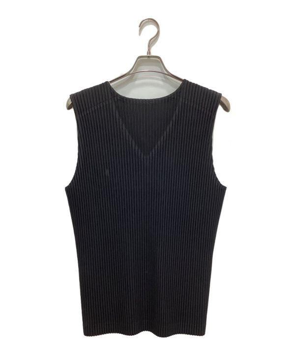 [Pre-owned] HOMME PLISSE ISSEY MIYAKE Pleated V-neck Vest HP55JE010 Online