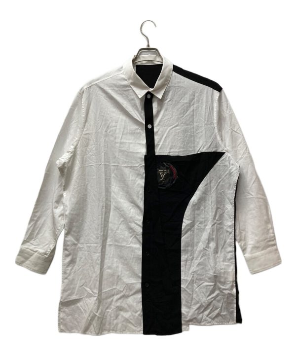 [Pre-owned] Yohji Yamamoto pour homme front-buttoned shirt HR-B69-853 Online Sale