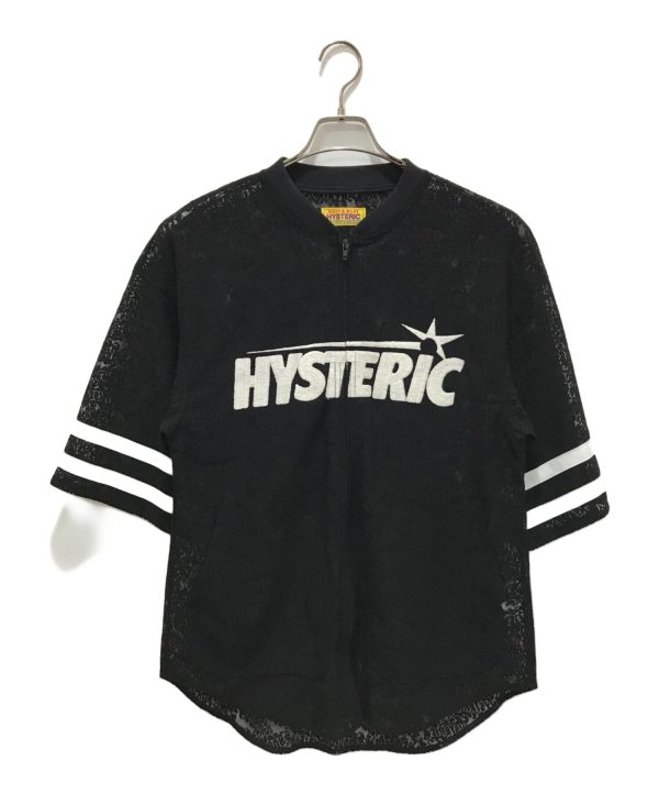 [Pre-owned] Hysteric Glamour FLAME LOGO pattern jacquard ZIP UP shirt 01241AH08 For Cheap