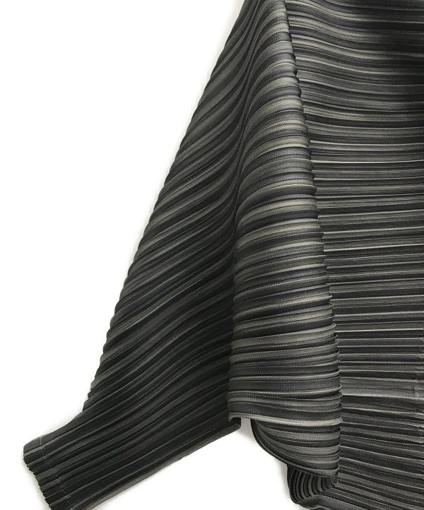 [Pre-owned] PLEATS PLEASE Pleated deformed cardigan PP61-J0664 Hot on Sale