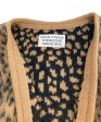 [Pre-owned] WACKO MARIA Leopard mohair cardigan Online now