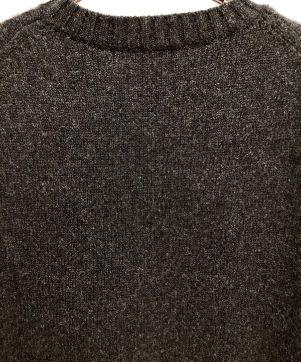 [Pre-owned] Yohji Yamamoto pour homme 23AW SIDE STRING DETAIL CREW NECK KNIT HJ-K05-193 Online now