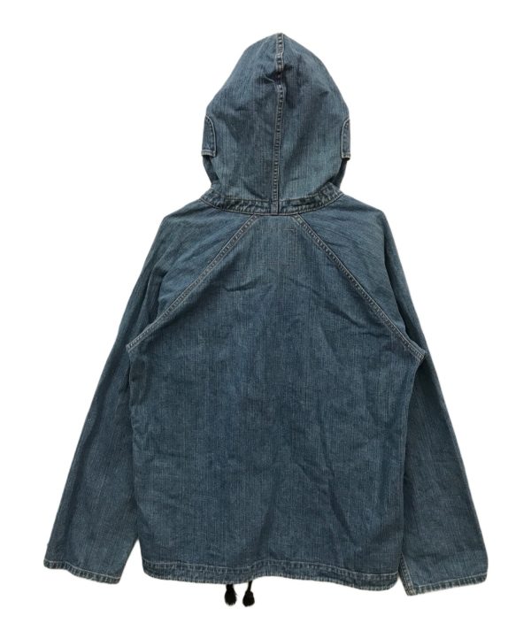 [Pre-owned] EVISU lace up denim parka Hot on Sale