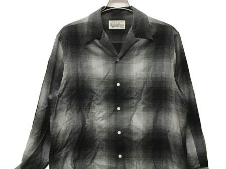 [Pre-owned] WACKO MARIA OMBRE CHECK OPEN COLLAR SHIRT L S Cheap