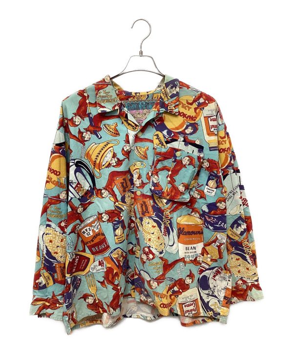 [Pre-owned] Hysteric Glamour open-collared shirt with all-over pattern Sale