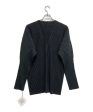 [Pre-owned] HOMME PLISSE ISSEY MIYAKE BASICS V-Neck Long-Sleeved Cardigan Pleated Snap Cardigan HP46-JL141 Online