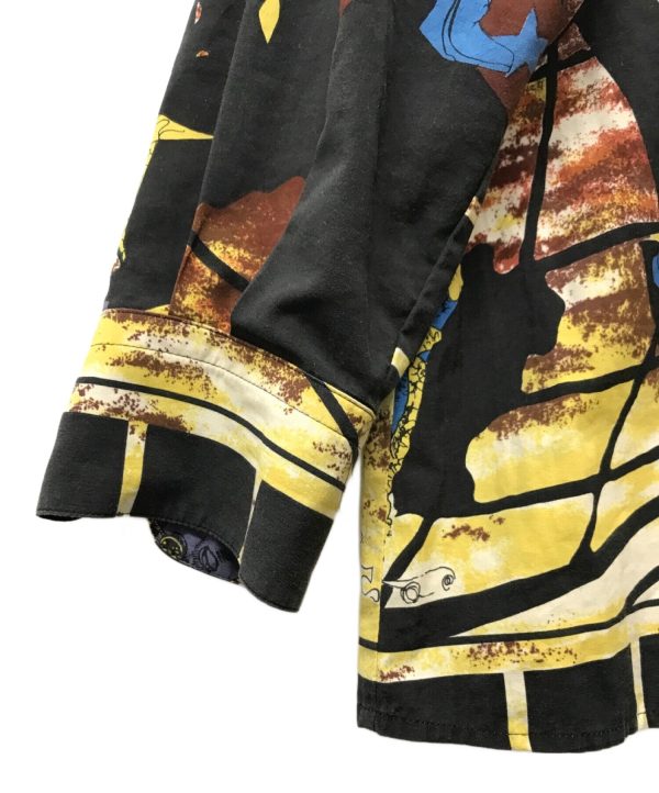 [Pre-owned] Jean Paul Gaultier FEMME printed open-collar shirt Online Sale