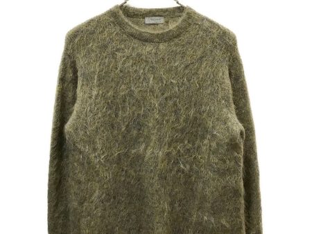 [Pre-owned] Yohji Yamamoto pour homme 10G HALF CARDIGAN FUR FINISH CREW NECK HE-K01-190 Online Hot Sale