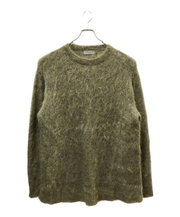 [Pre-owned] Yohji Yamamoto pour homme 10G HALF CARDIGAN FUR FINISH CREW NECK HE-K01-190 Online Hot Sale