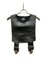 [Pre-owned] BLACK COMME des GARCONS Faux leather suspender vest 1C-V006 For Cheap