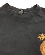 [Pre-owned] stussy SS EMBLEM TEE OLDstussy 80s black tag late Online Sale