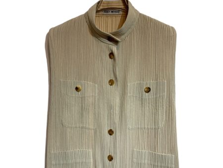 [Pre-owned] ISSEY MIYAKE pleated vest IM71-FE906 For Discount