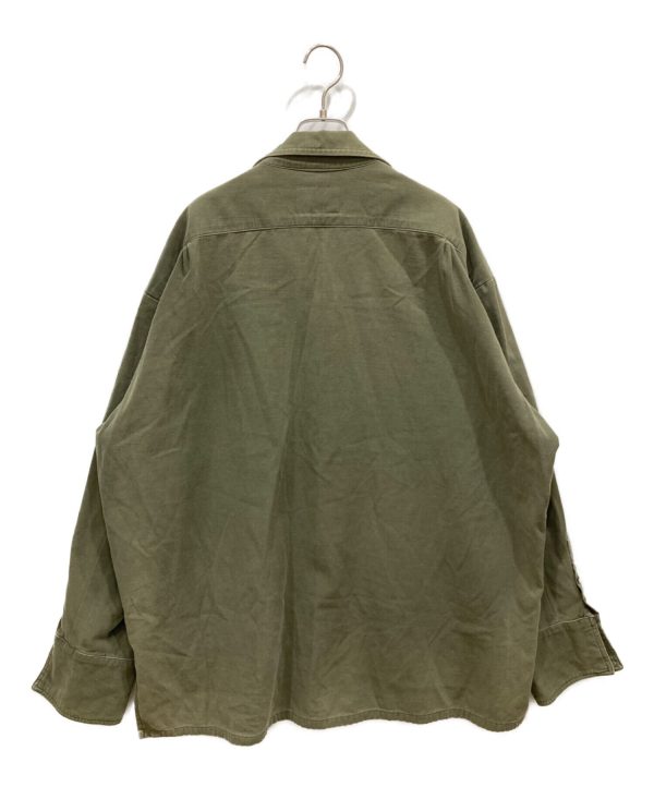 [Pre-owned] GREG LAUREN Boxy Studio Shirt Boxy Studio Shirt Military Coverall Supply