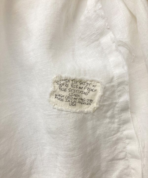 [Pre-owned] GREG LAUREN Linen Tux Shirts Supply